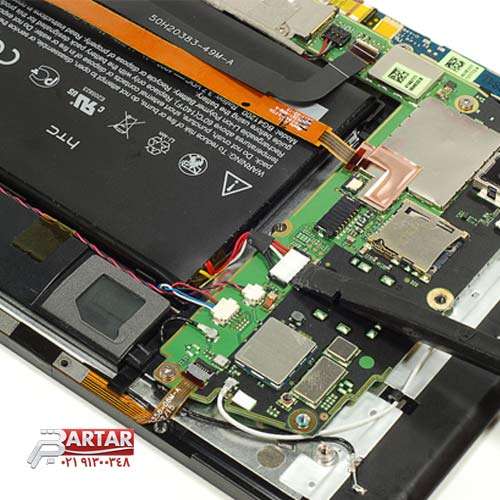 تعویض باتری تبلت اچ تی سی