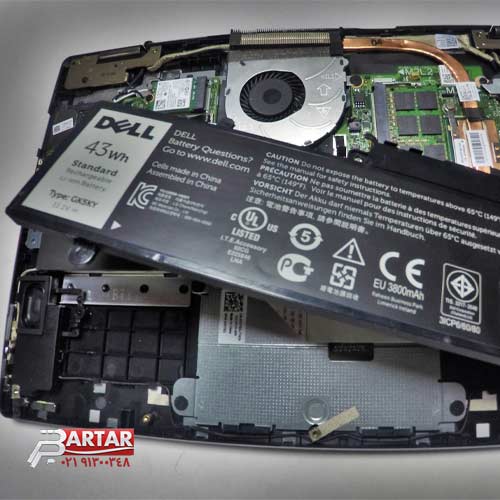 تعویض باتری لپ تاپ دل