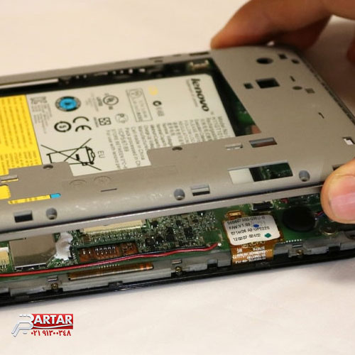 تعویض ال سی دی تبلت لنوو