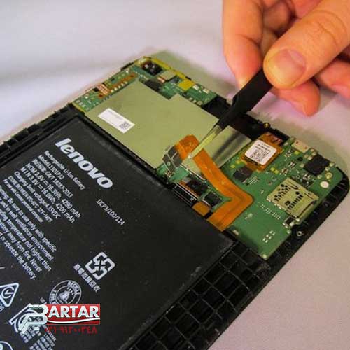 تعویض باتری تبلت لنوو1