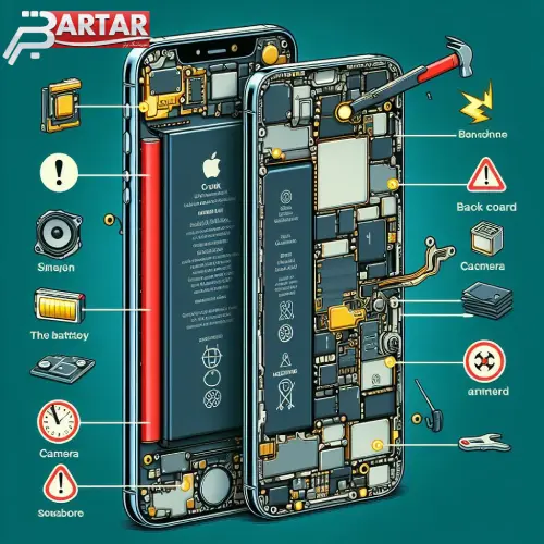 تعمیرات برد آیفون