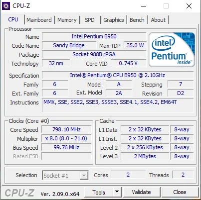 برنامه cpu z