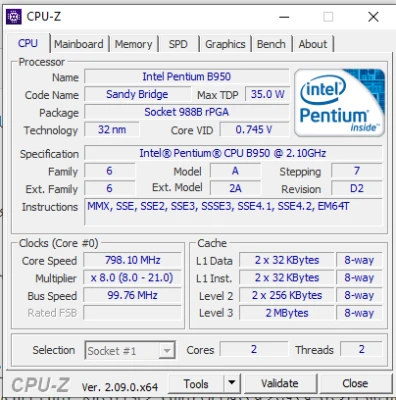 نرم افزار CPU-Z