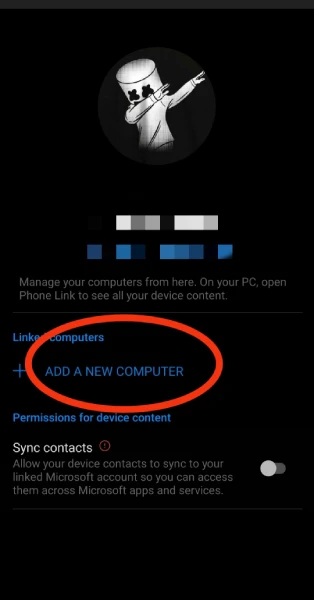 اد کردن سیستم به گوشی