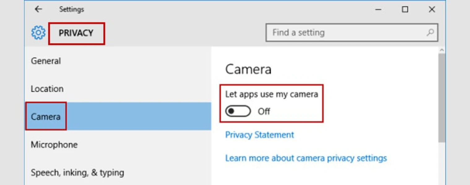 اجازه دادن به وب کم