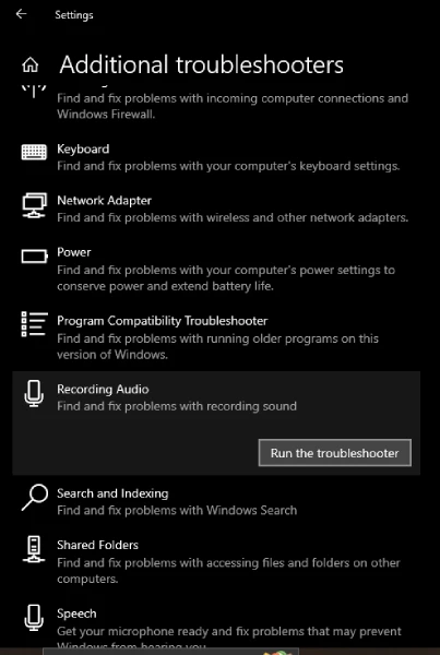 عیب یابی میکروفن لپ تاپ ایسوس