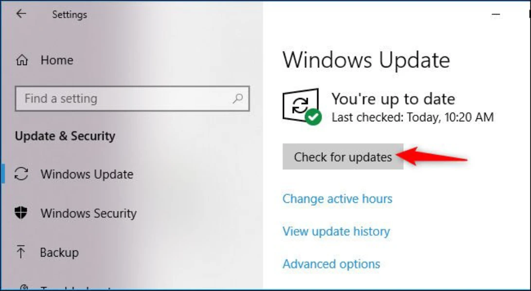 برورسانی ویندوز