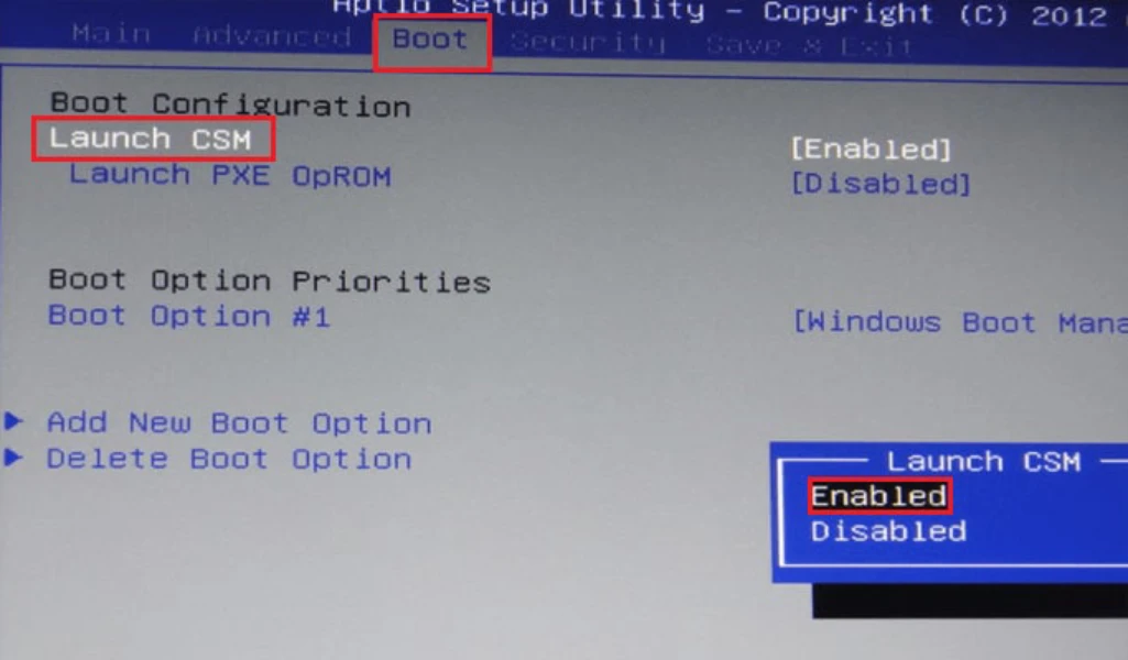 تنظیمات بایوس لپ تاپ