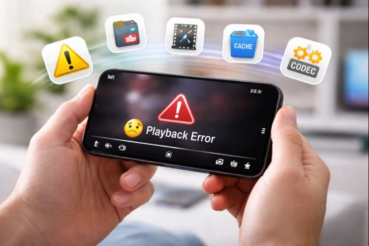 مشکل پخش نشدن فیلم در گوشی سامسونگ