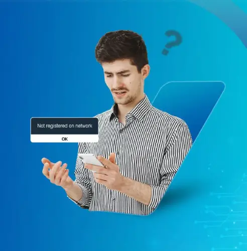 حل مشکل روی شبکه ثبت نشده است سامسونگ فارسی