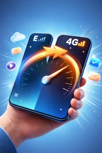 تبدیل اینترنت e به 4g