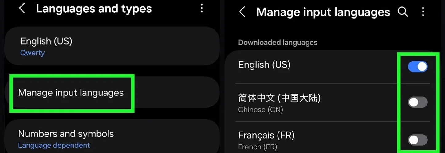غیرفعال کردن تنظیم تغییر خودکار زبان