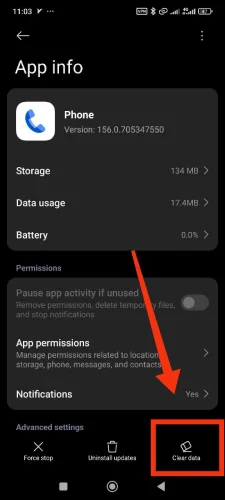 پاک کردن Cache تلفن برای رفع عدم روشن شدن صفحه نمایش هنگام تماس