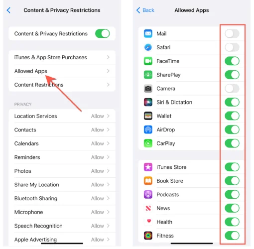 اجازه نصب برنامه ها