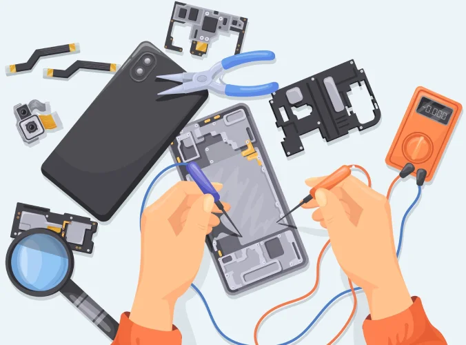 انواع خدمات تعمیرات فوری موبایل