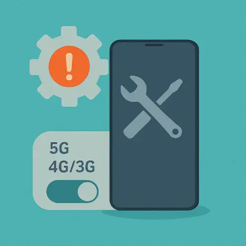 تنظیمات گوشی و مشکلات نرم افزاری