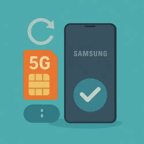 راهکارهای فعال سازی 5G در گوشی سامسونگ