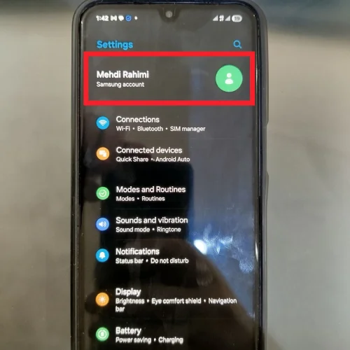 سامسونگ اکانت