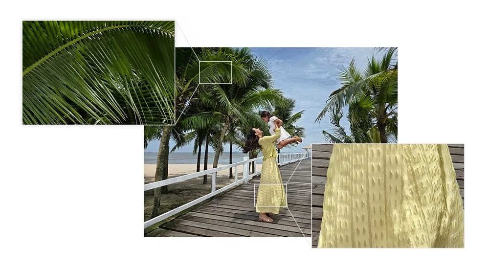 سنسور ۲۰۰ مگاپیکسلی مطمئن میکنه که هیچ جزئیاتی از چشمت جا نمونه.